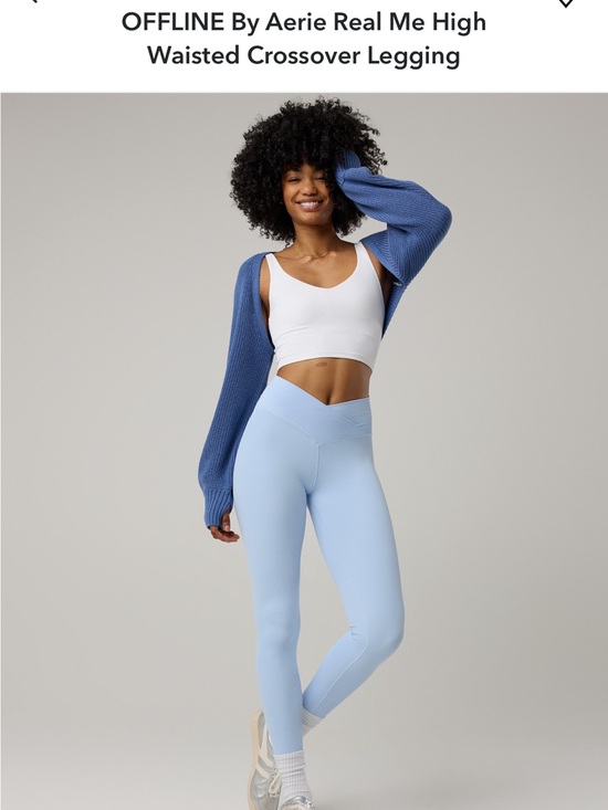 aerie Pants - NEW WITH TAG • OFFLINE By Aerie Real Me High Waisted Crossover Legging